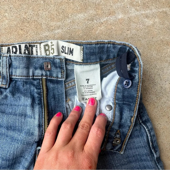 Ariat Boys Western Jeans B5 Slim Fit Straight Leg Drifter Legacy 10023449 Size 7 - Picture 8 of 10